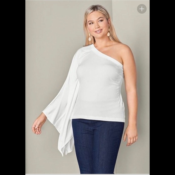 VENUS Tops - white off shoulder blouse